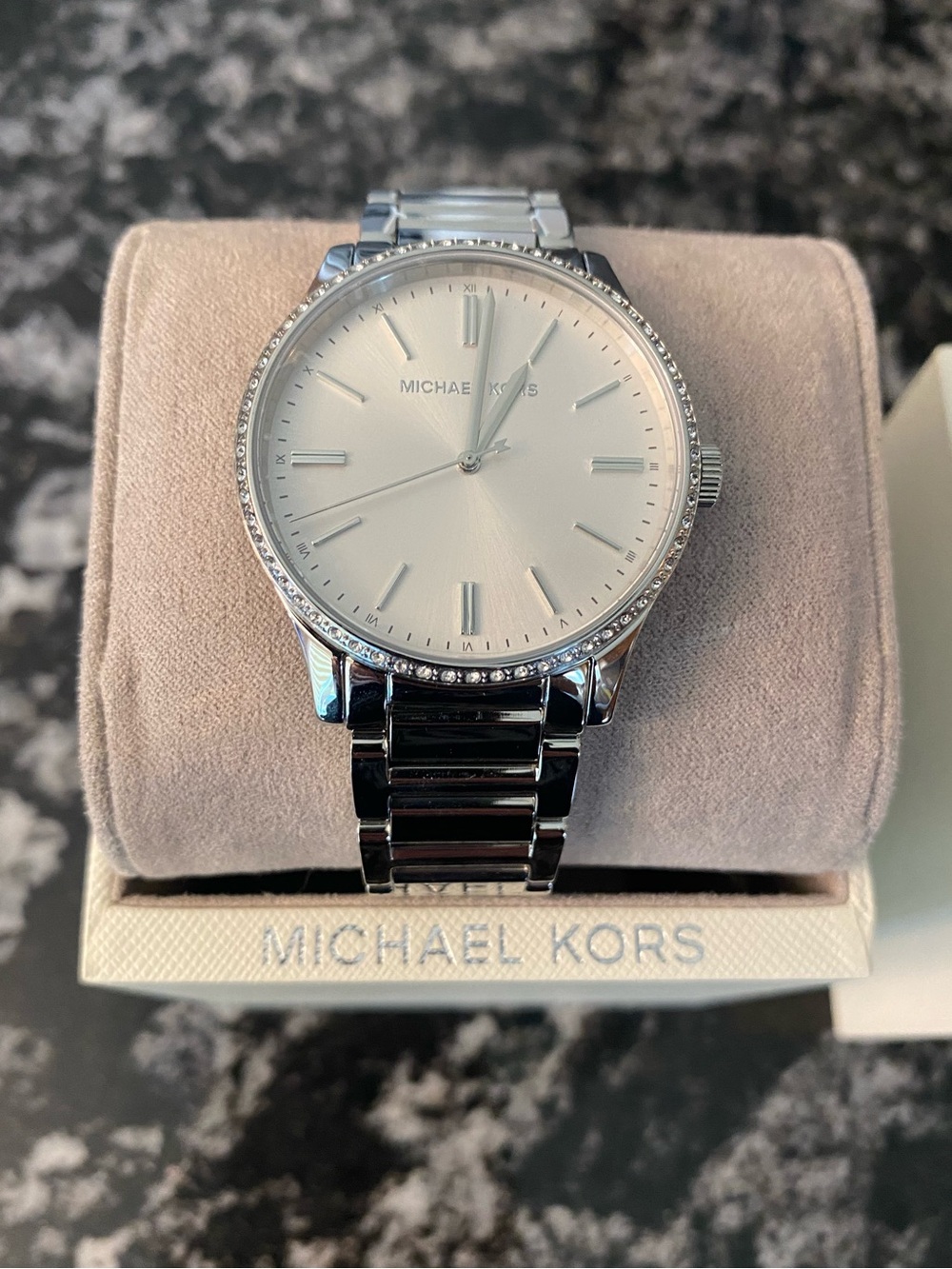 Brand New Michael Kors Bailey Silver Watch